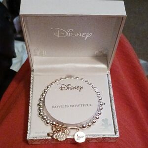 Disney Silver Bracelet with Charms